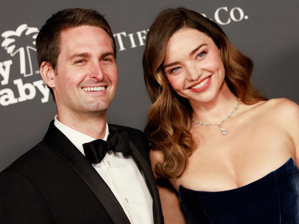 Miranda Kerr and Evan Spiegel